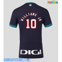 Camisa de time de futebol Athletic Bilbao Nico Williams #10 Replicas 2º Equipamento 2025-26 Manga Curta